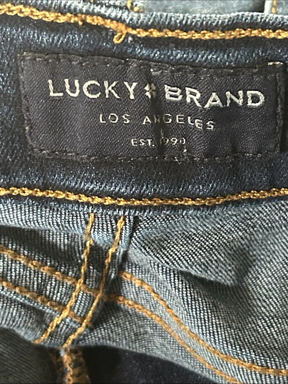 Lucky Brand Men's Straight Jeans in Dark Blue Wash